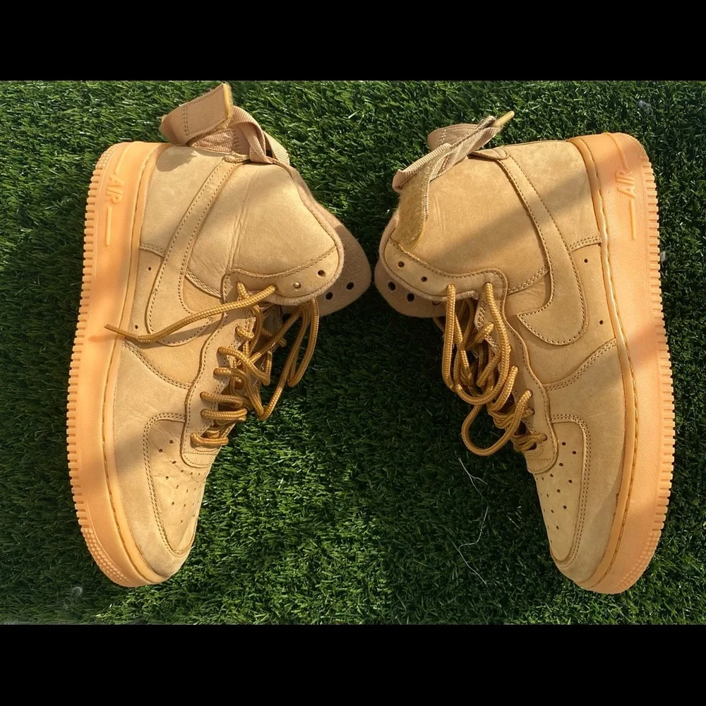 Nike AF1 Flax - Picture 4 of 12